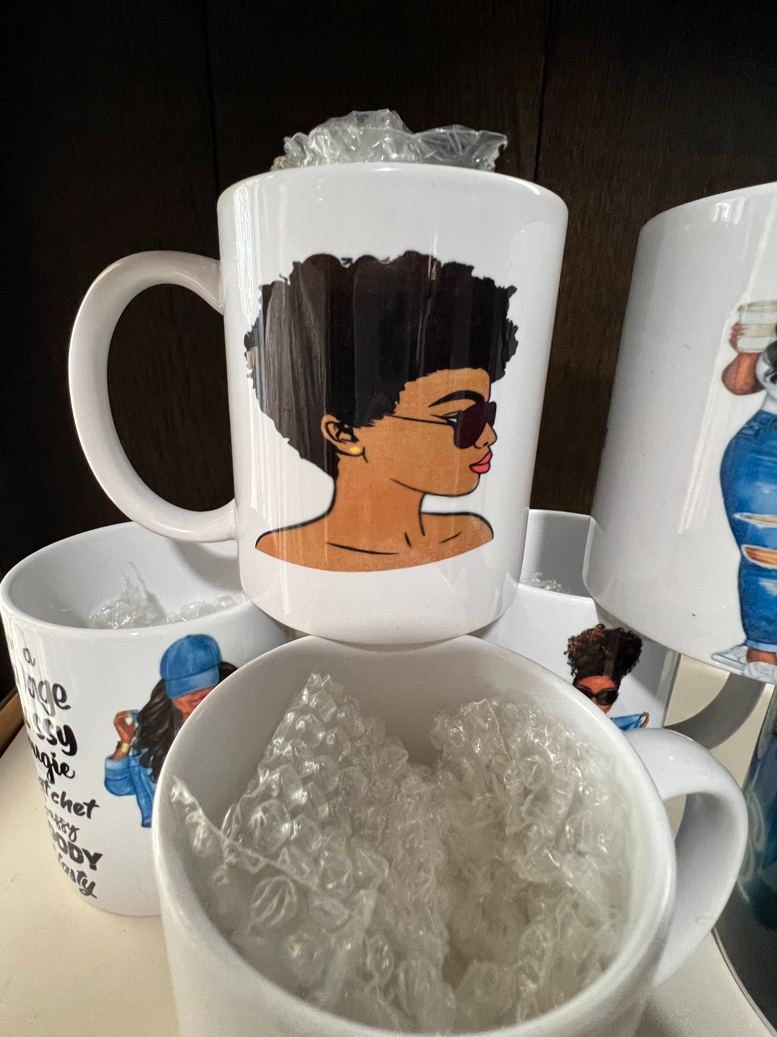 Black Girl Coffee Mugs