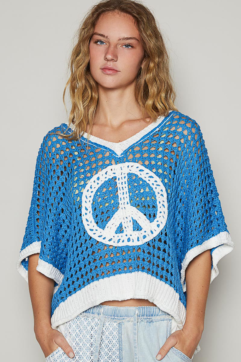 Reaganne Peace Hand Knitted Sweater
