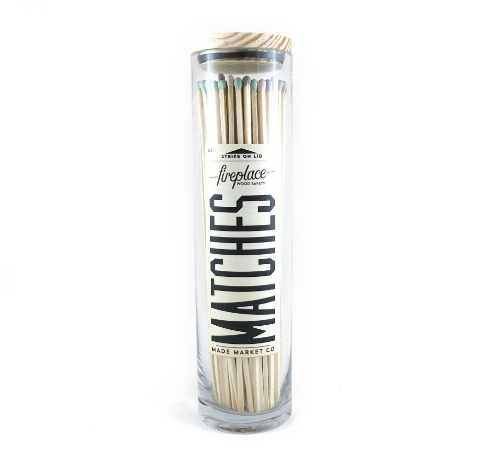 Fireplace Vintage Apothecary Matches