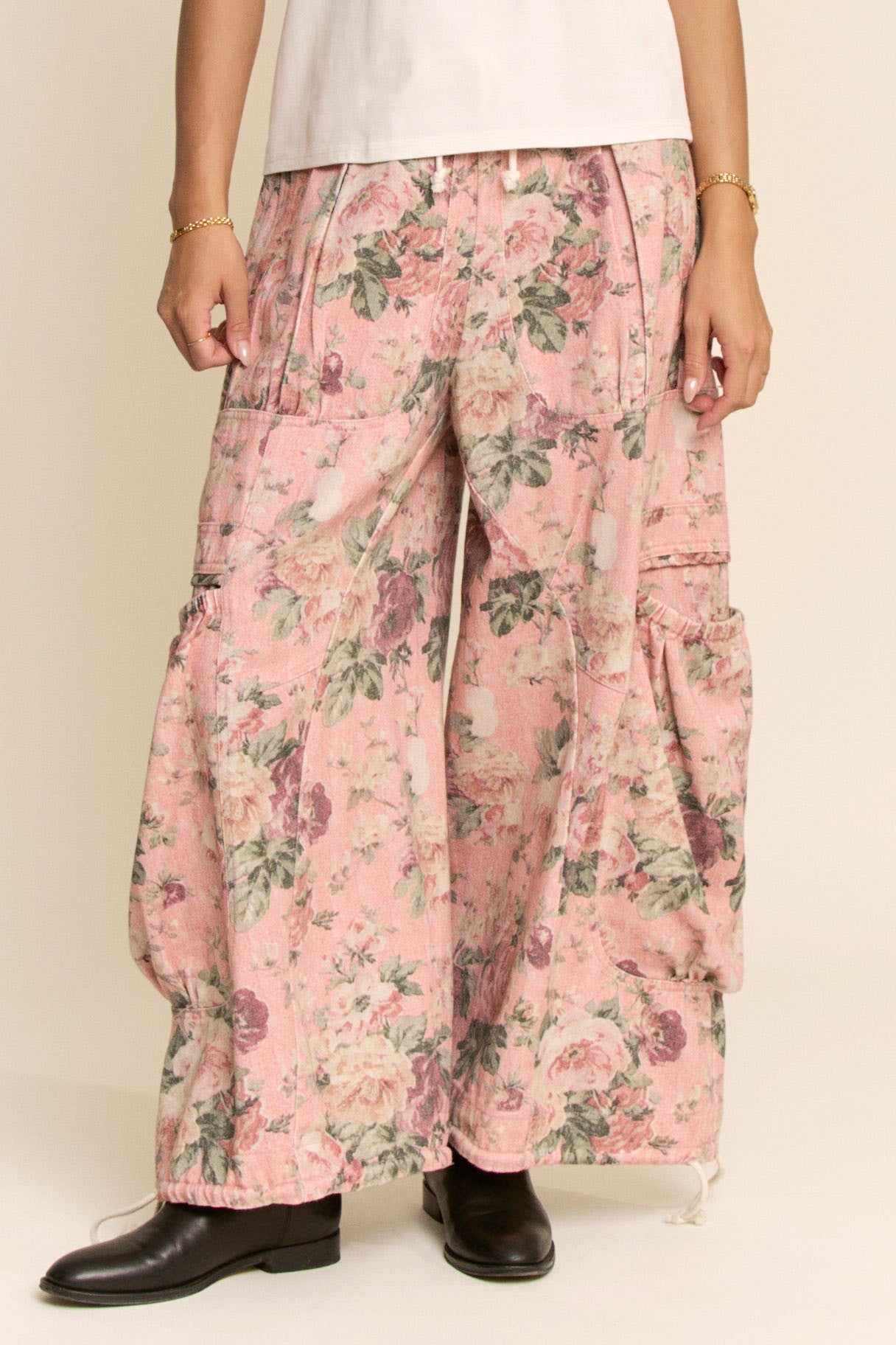 In Full Bloom Cargo Pants