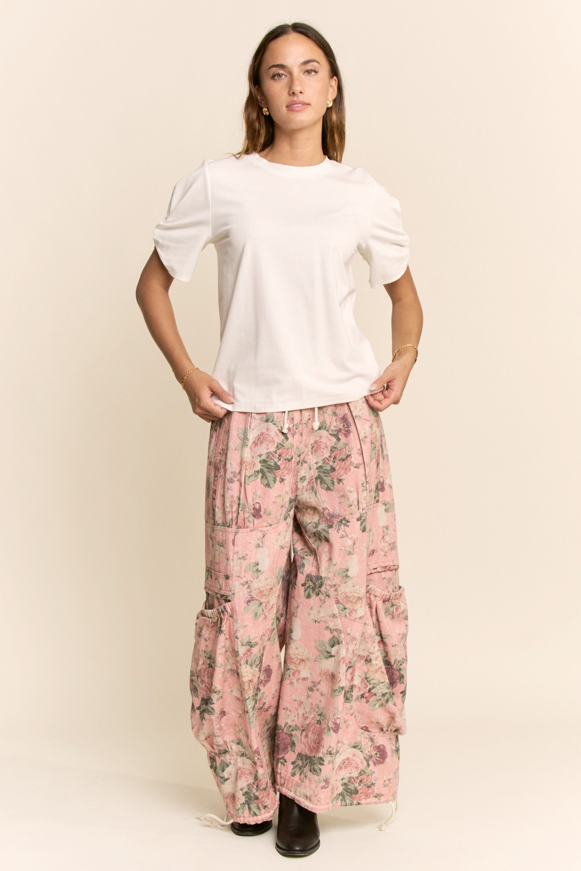 In Full Bloom Cargo Pants